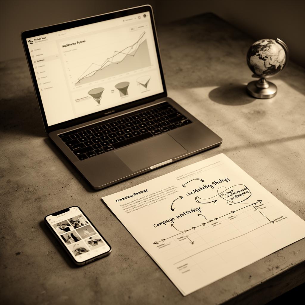 Marketing Strategy & Digital Growth in Education — visual context